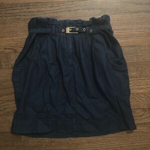 Topshop Denim Skirt with Buckle